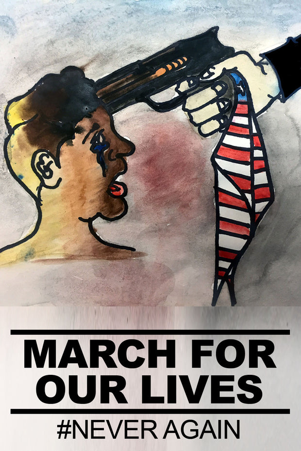 Art for Our Lives Protest Poster -- "You or Me America"