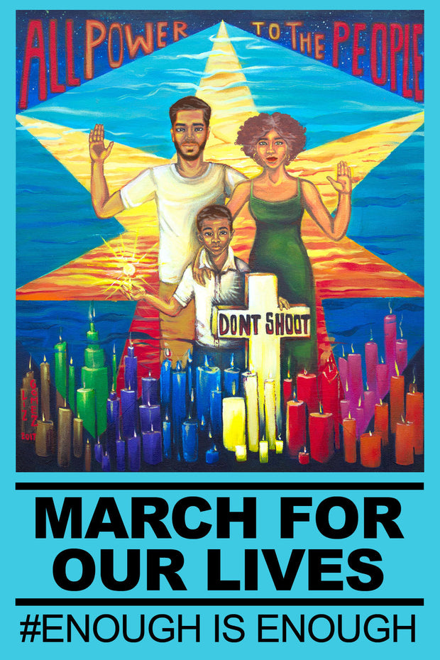 "Art for Our Lives" Protest Poster -- "The Family"--2
