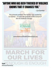 "Art for Our Lives" Protest Poster -- "The Family"